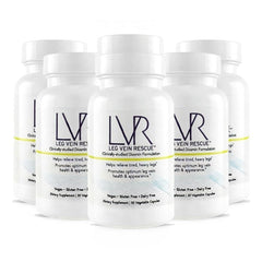 LEG VEIN RESCUE Diosmin bottle for leg comfort and circulation support.