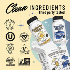 Legendairy Milk Dynamic Duo prenatal gift-ready box packaging.