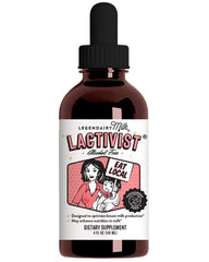 Legendairy Milk Lactivist Drops bottle on a clean surface signaling lactation support.