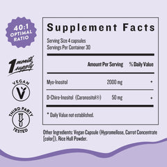 Legendairy Milk capsules close-up for vegan inositol support