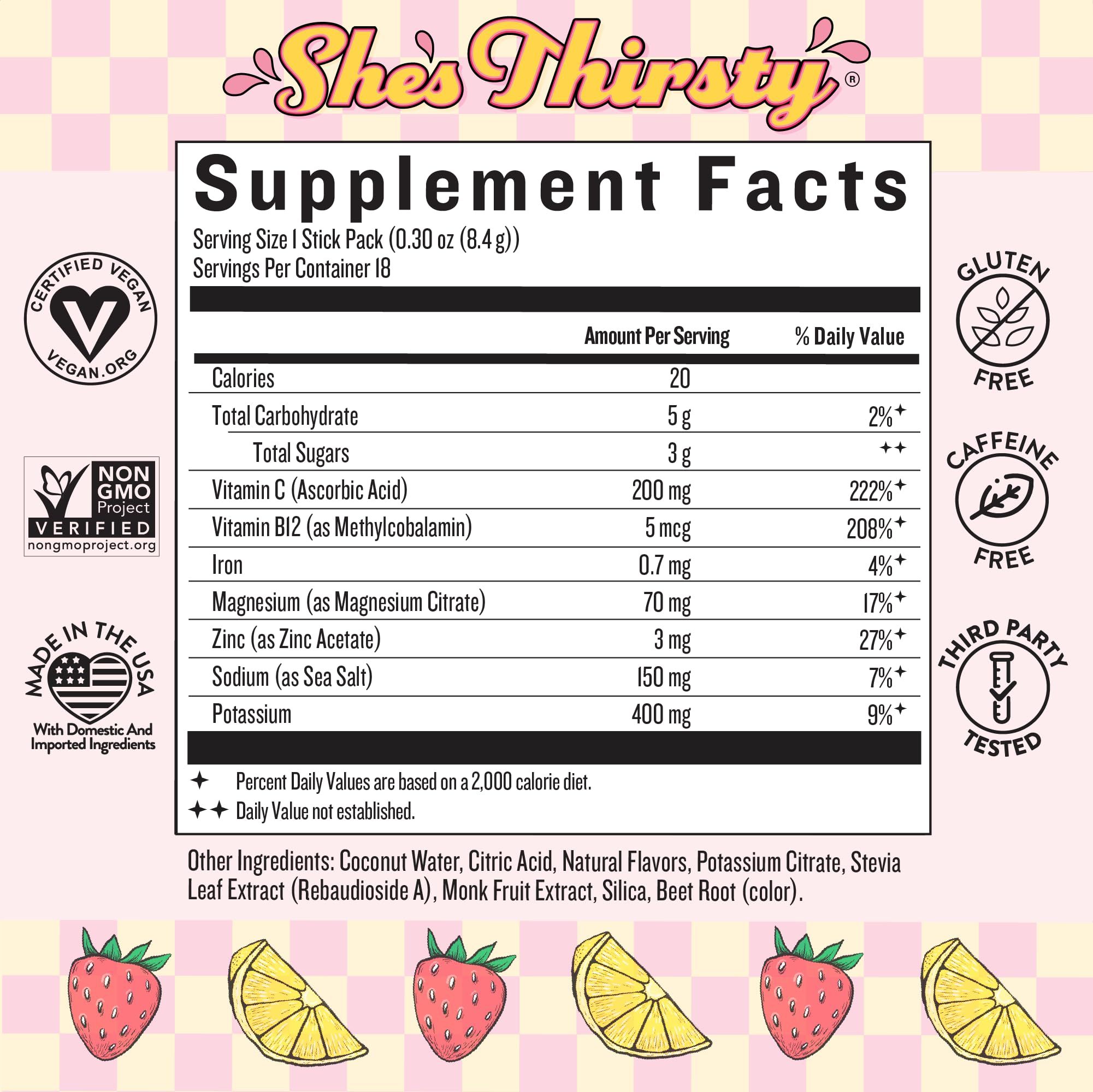 Legendairy Milk She’s Thirsty coconut water electrolytes powder boosts hydration during workouts.