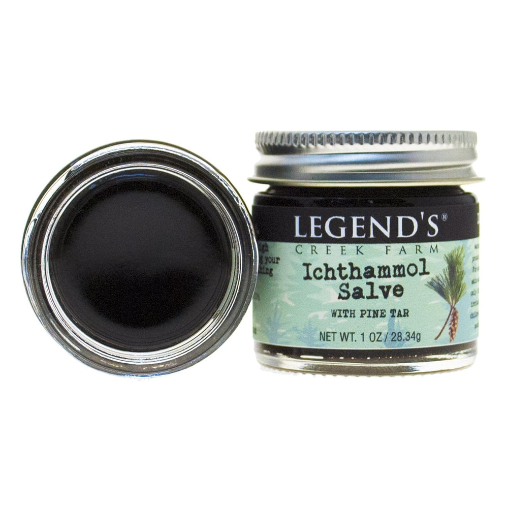 Legend's Creek Herbal Salve pack 2 with two tubes for on-the-go skin care and minor irritation relief.