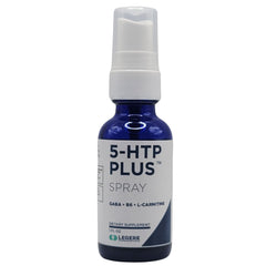 Legere 5-HTP Plus GABA spray bottle for nightly relaxation support.