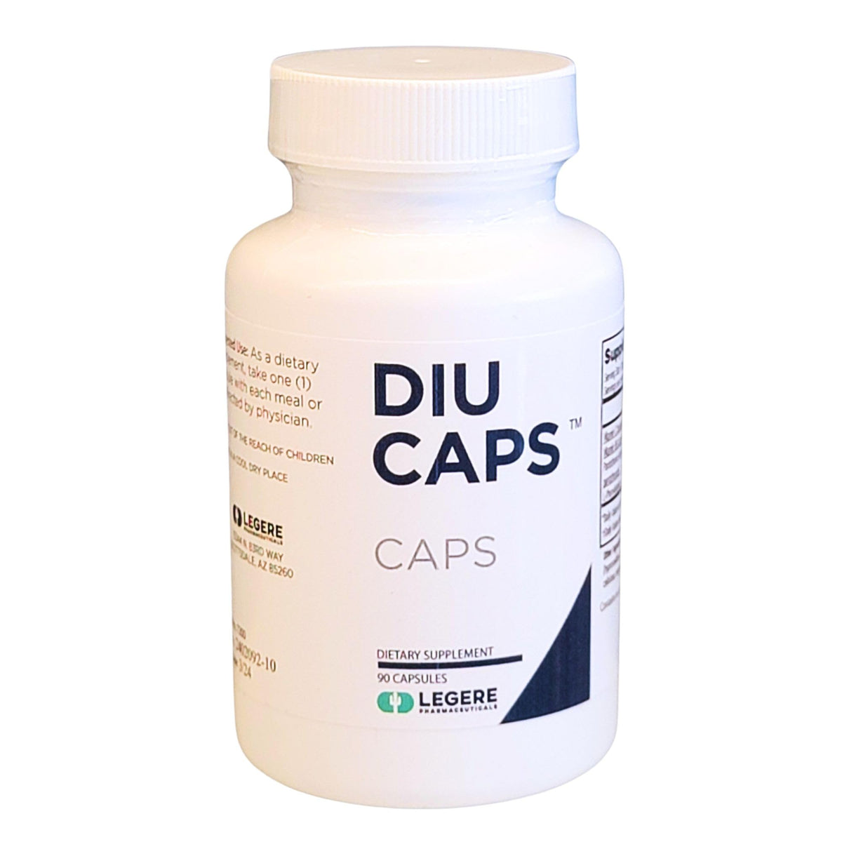 Legere Diucaps bottle with capsules for daily wellness.