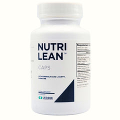NutriLean bottle front view by Legere Pharmaceuticals suggesting daily energy support.