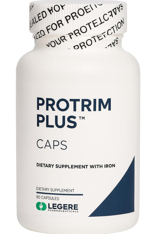 Legere Protrima Plus bottle-front view supports daily digestive wellness.