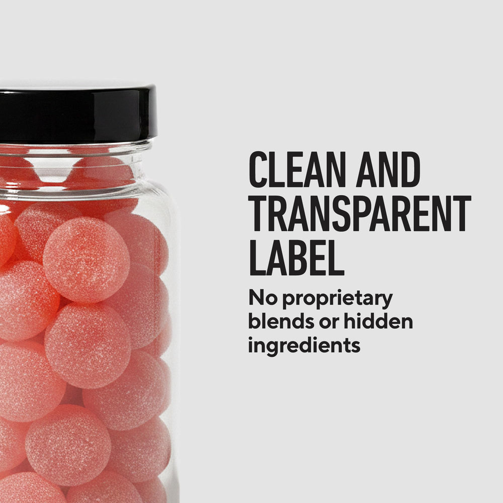 LEGION Creatine Monohydrate Gummies packaging-display showcases clean formula and no artificial additives.
