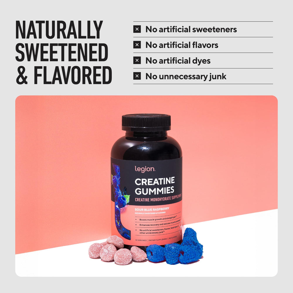 Chewy gummy texture visible, offering easy daily consumption.