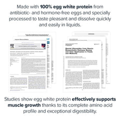 LEGION Egg+ smooth shake emphasizes easy mixing and quick digestion after training.