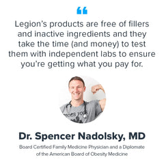 LEGION Hydrate 20-stick box ready for daily hydration.