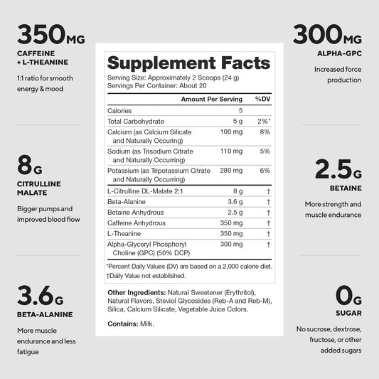 LEGION Pulse bottle back label highlighting ingredients and usage guidance.