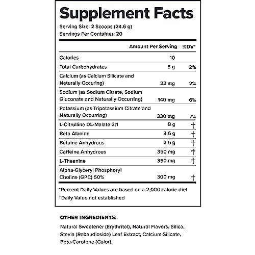 LEGION Pulse ingredients revealed, six clinically dosed components.