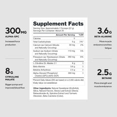 LEGION Pulse pre-workout scoop highlights accurate dosing for consistent performance support.