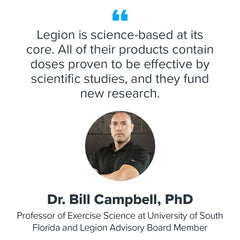 LEGION Recharge iso-certified lab results underscore purity and potency.