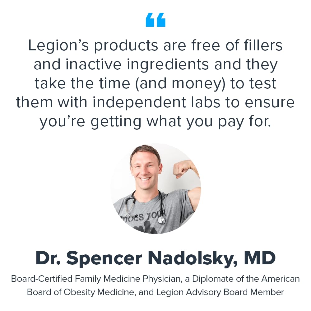 LEGION Recharge no artificial sweeteners or dyes in the mix.