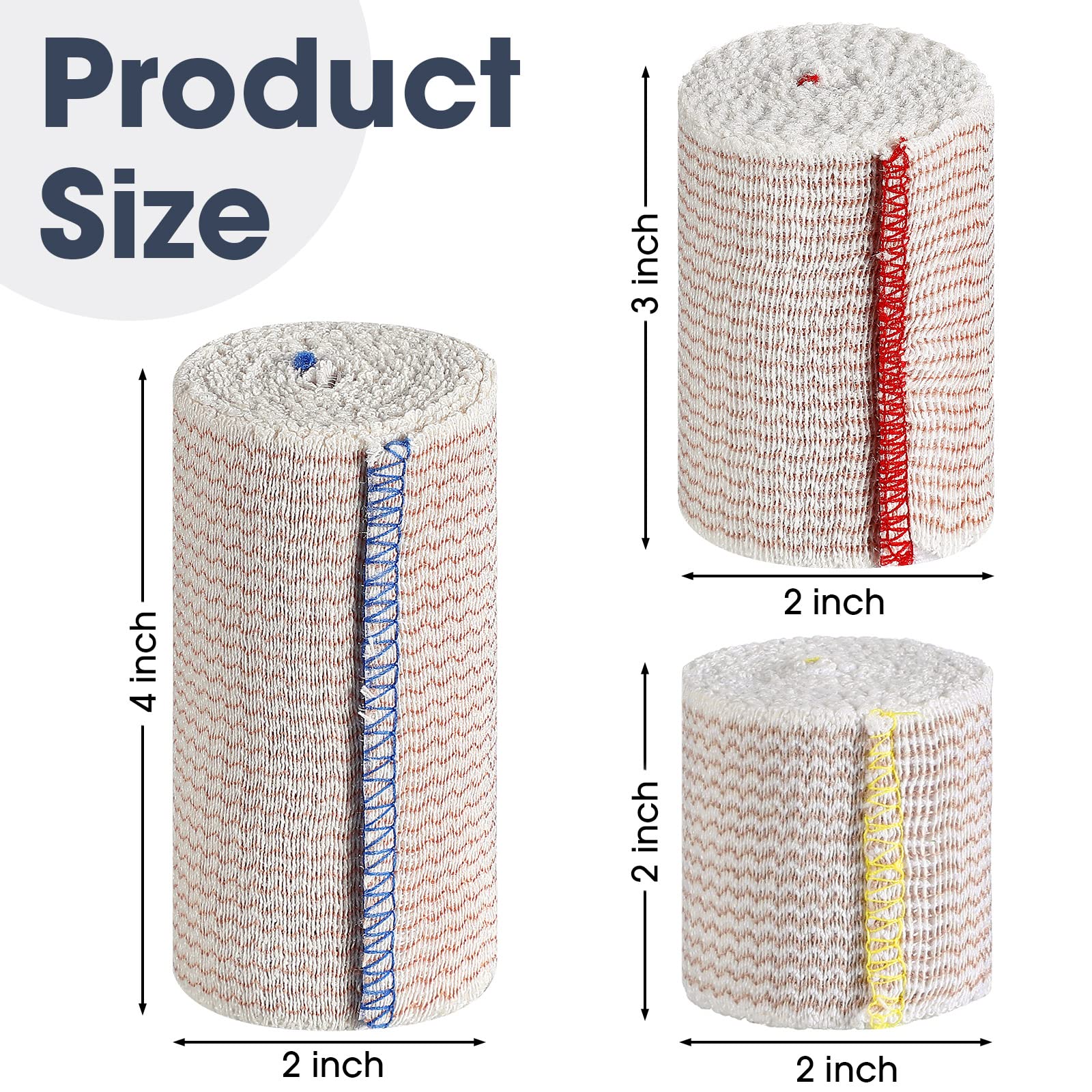 LEIFIDE elastic bandage 3-inch wrap around knee for stabilization during workouts