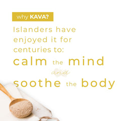 Leilo Kava Pina Colada glass served with ice for a tropical unwind