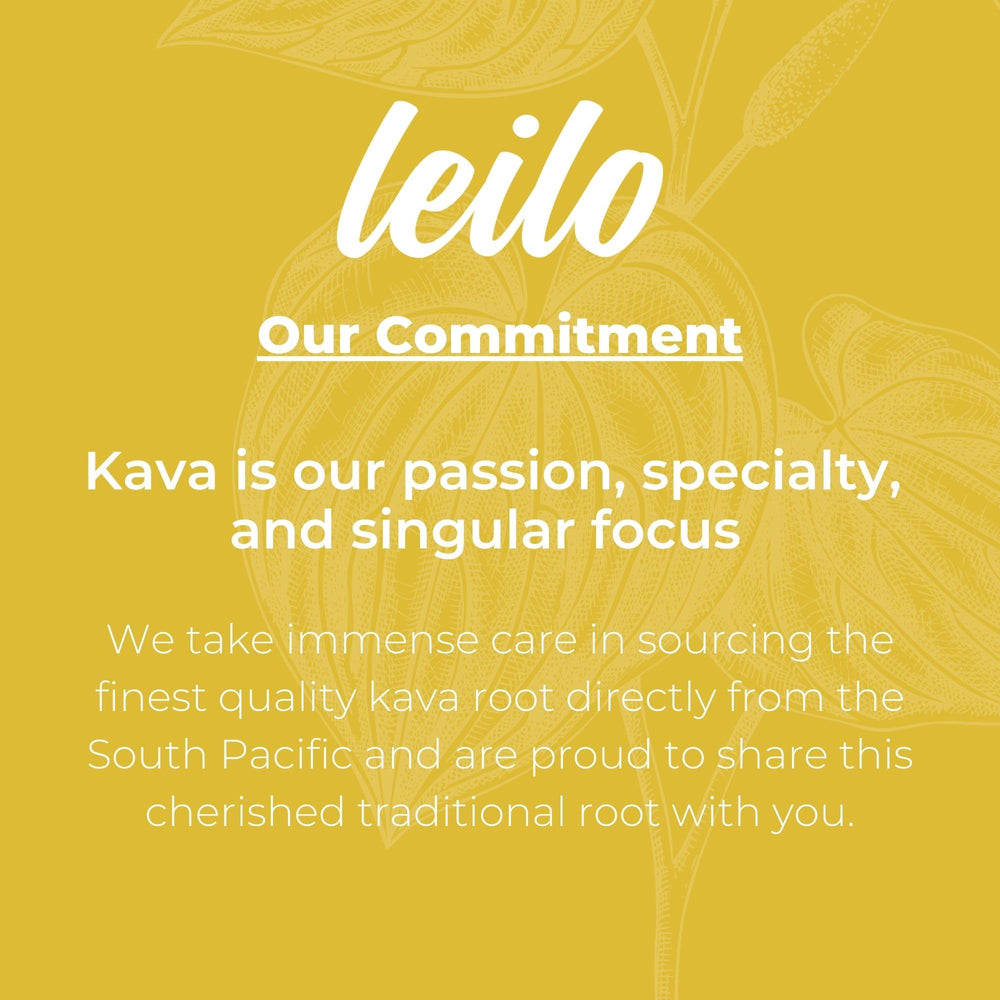 Leilo Kava Pina Colada label close-up emphasizing plant-based kava ingredients