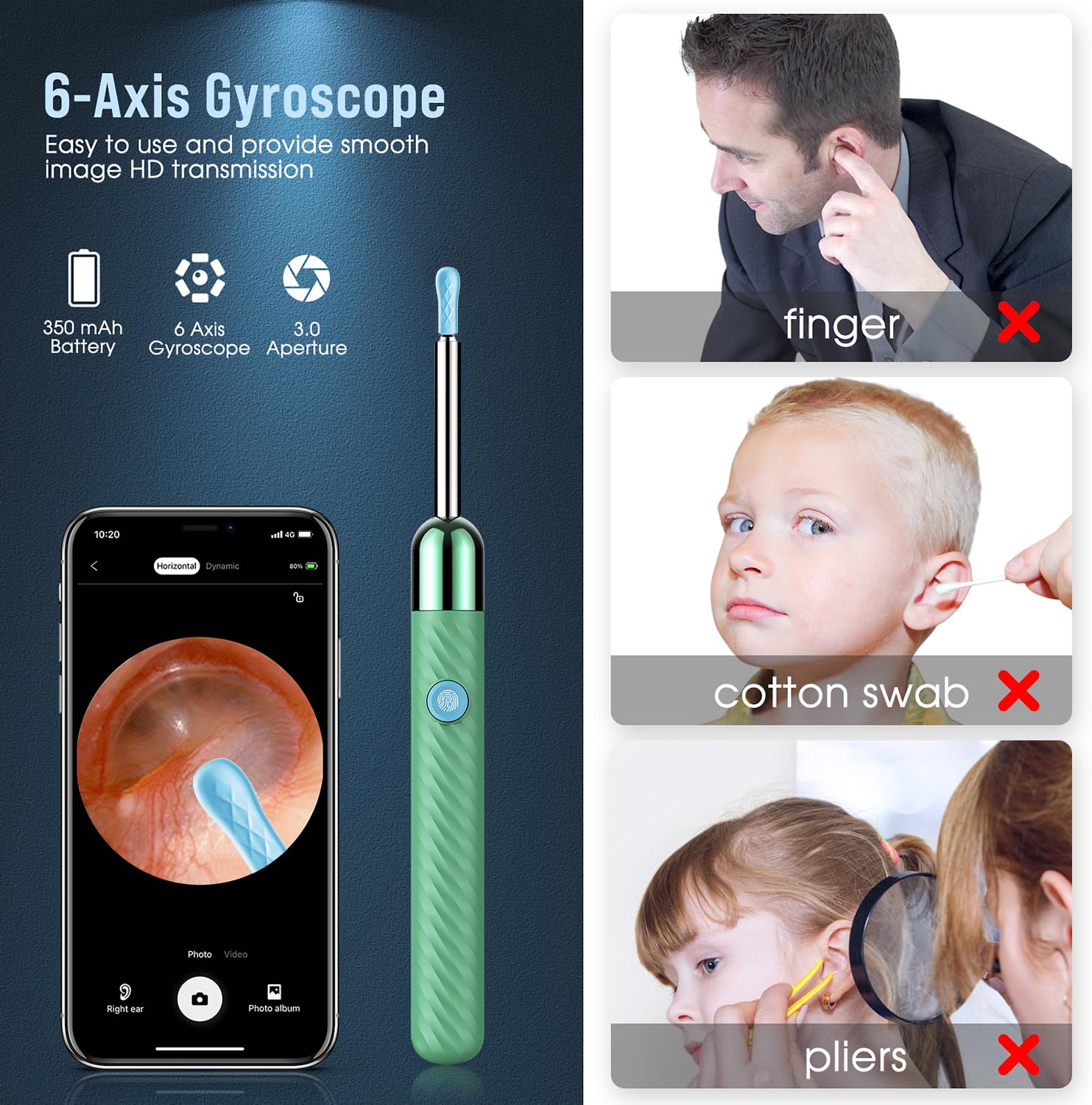 LEIPUT app connect ear camera enables easy photo and video storage on mobile devices
