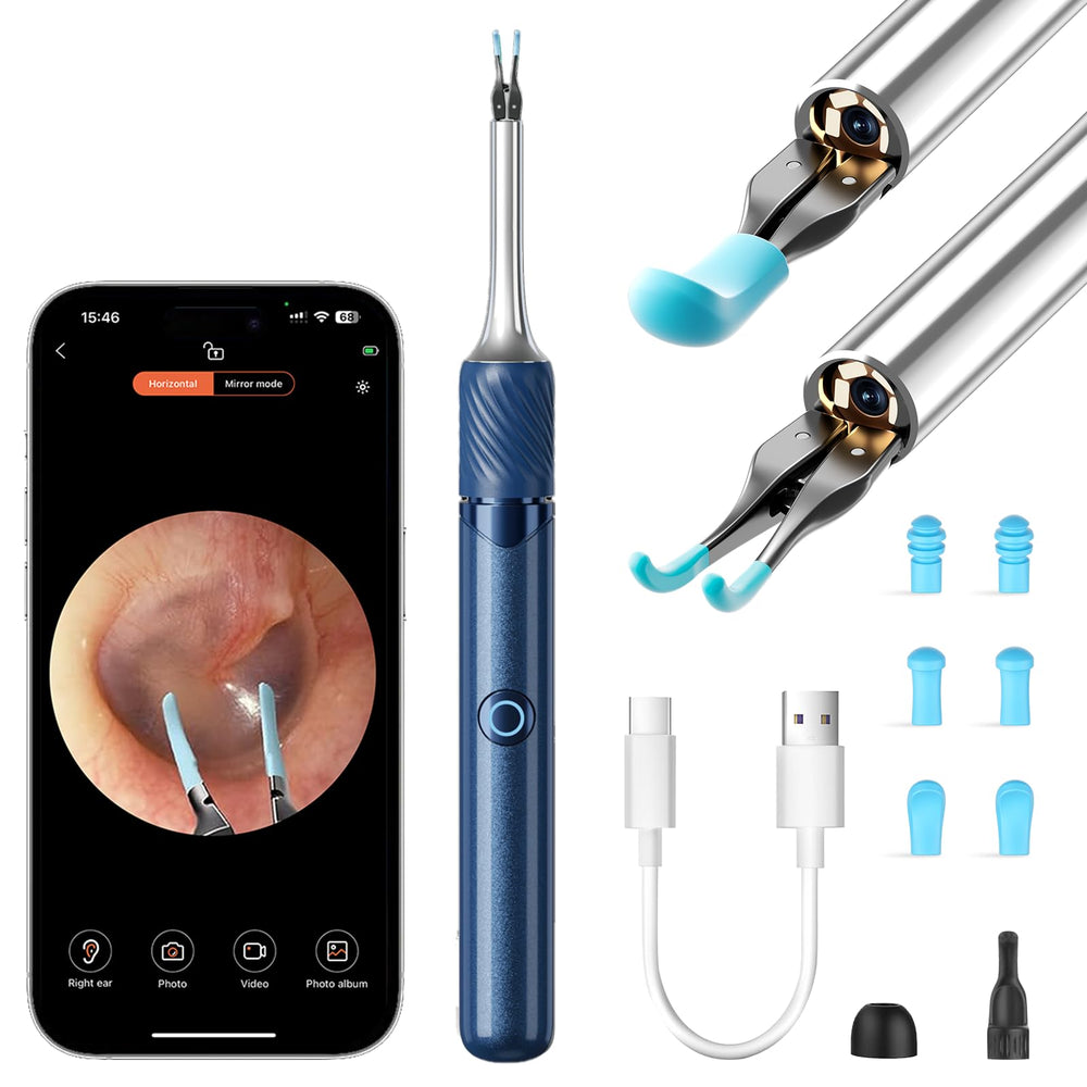 LEIPUT Ear Cleaner Tweezers visual otoscope for safe at-home ear inspection.