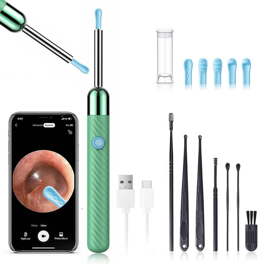 LEIPUT ear wax removal with 1080P camera for a clear ear canal view and precise cleaning