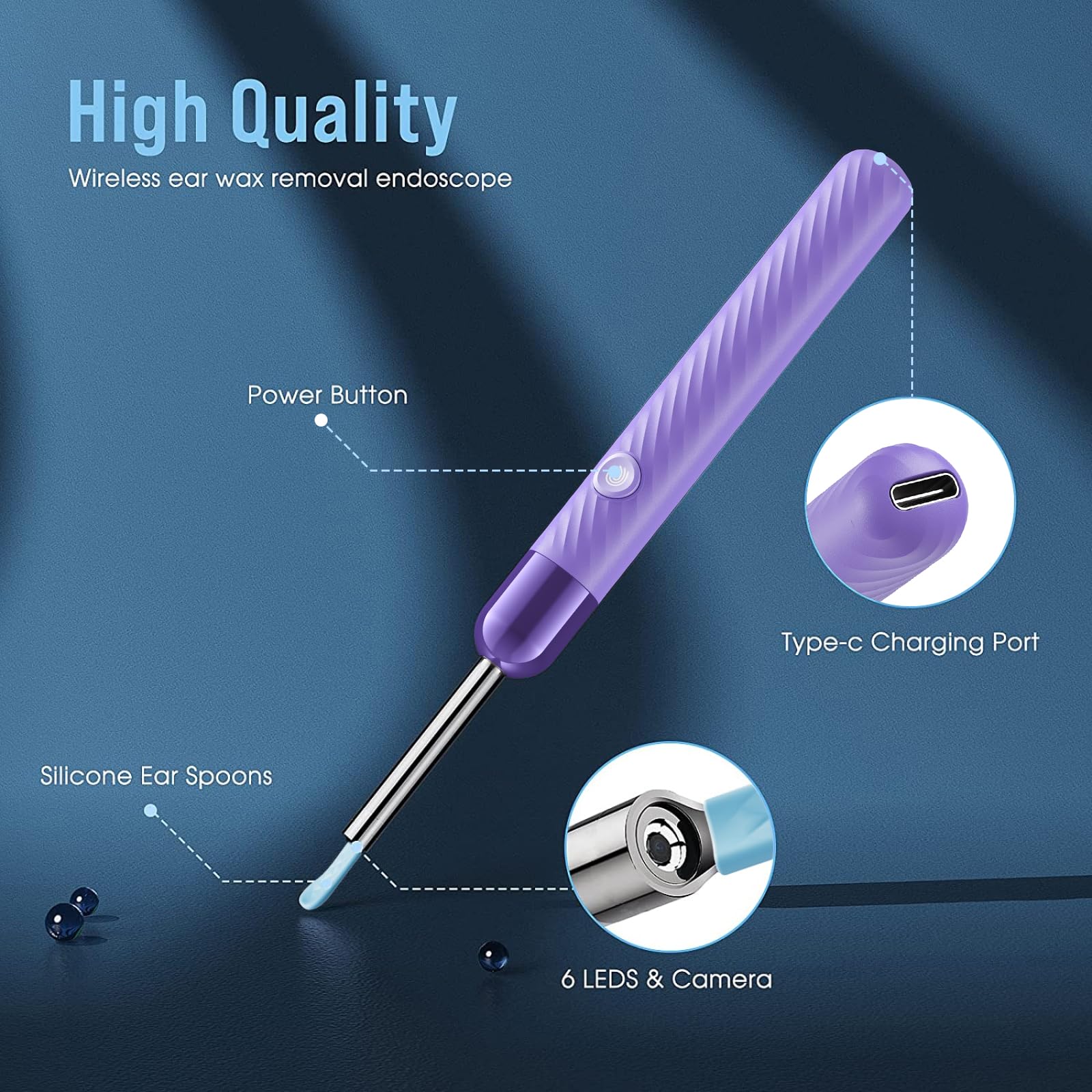 LEIPUT rechargeable battery supports long cleaning sessions