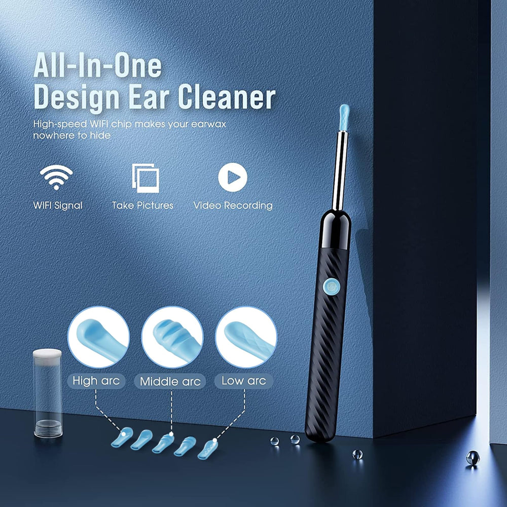 LEIPUT silicone ear scoop with three curves protects the ear canal.