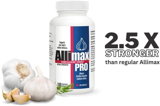 Lekullna allicin garlic capsules closeup showing vegan capsules