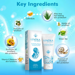 LEMYKA packaging shot highlighting natural ingredients