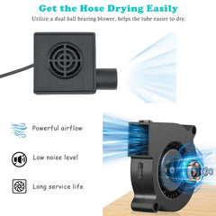 Lemintae CPAP hose dryer blower insertion for fast drying after cleaning.