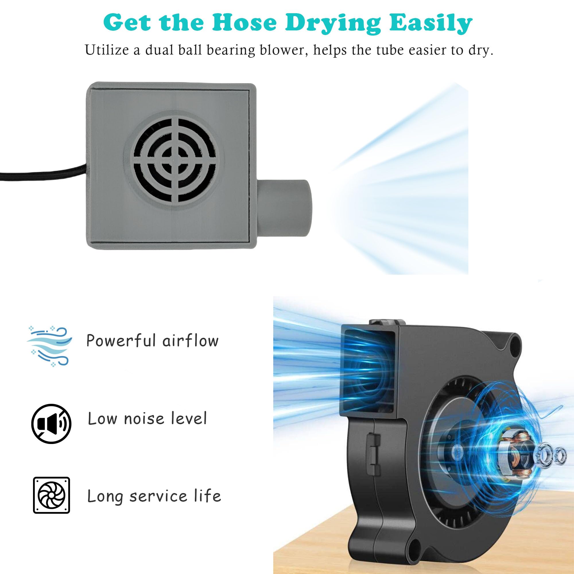 User-friendly insert and power on operation for quick drying with Lemintae.