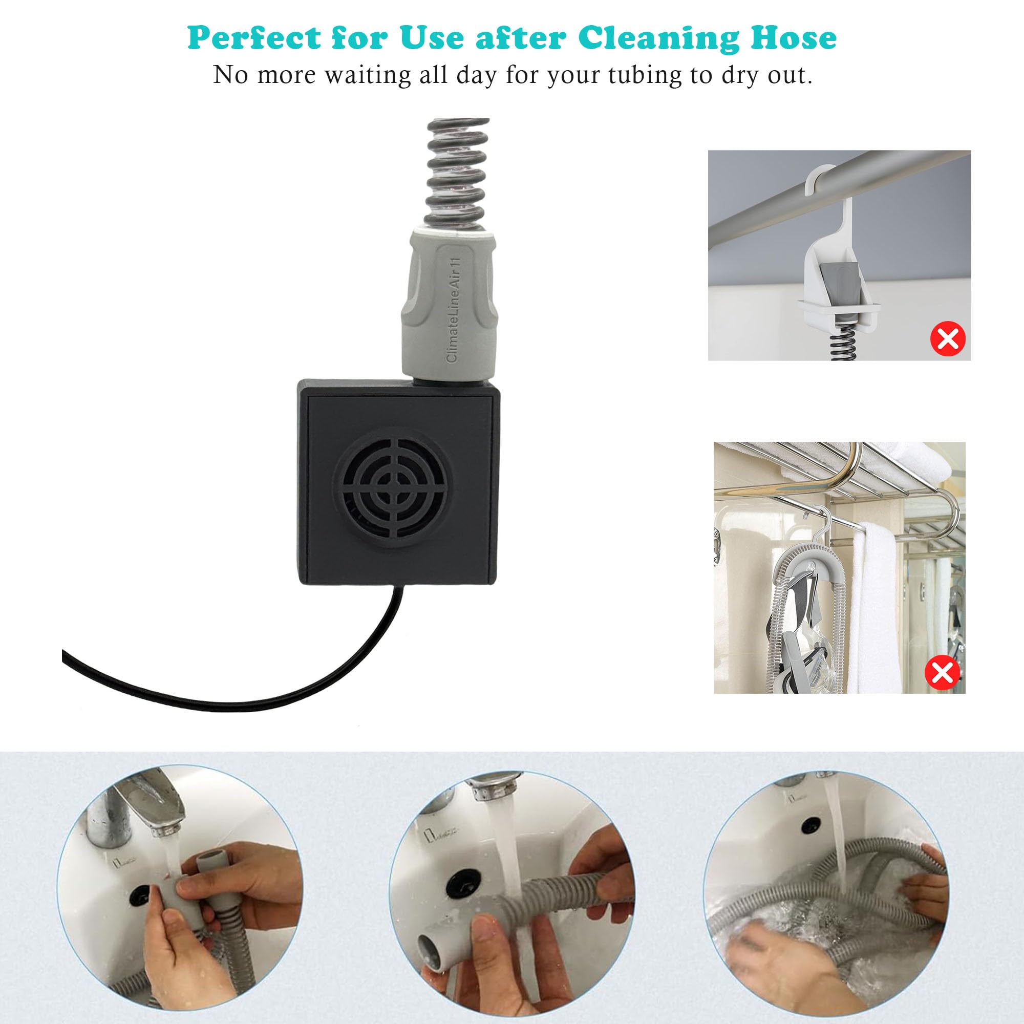Lemintae unit includes a US adapter for easy home or travel setup.