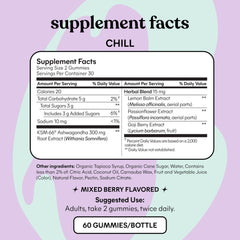 Lemme Chill 60-count bottle for on-the-go use