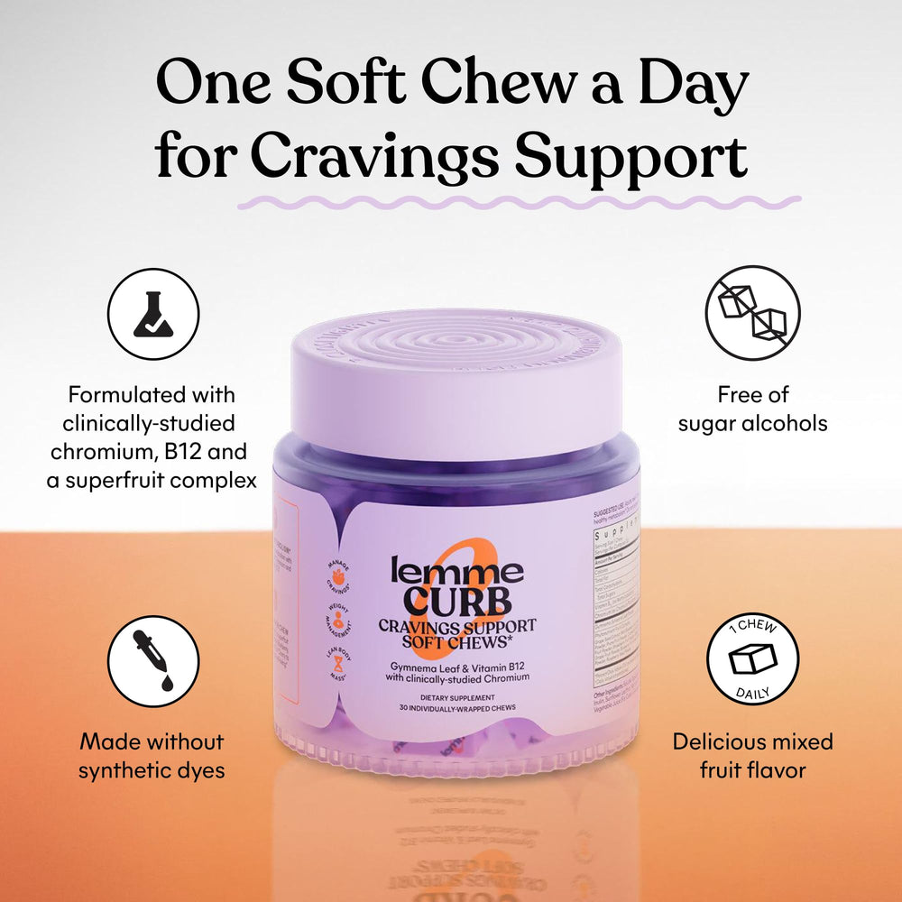 Lemme Curb Cravings Chromax chromium supports mindful eating and appetite awareness.