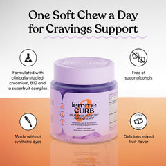 Lemme Curb Cravings Chromax chromium supports mindful eating and appetite awareness.