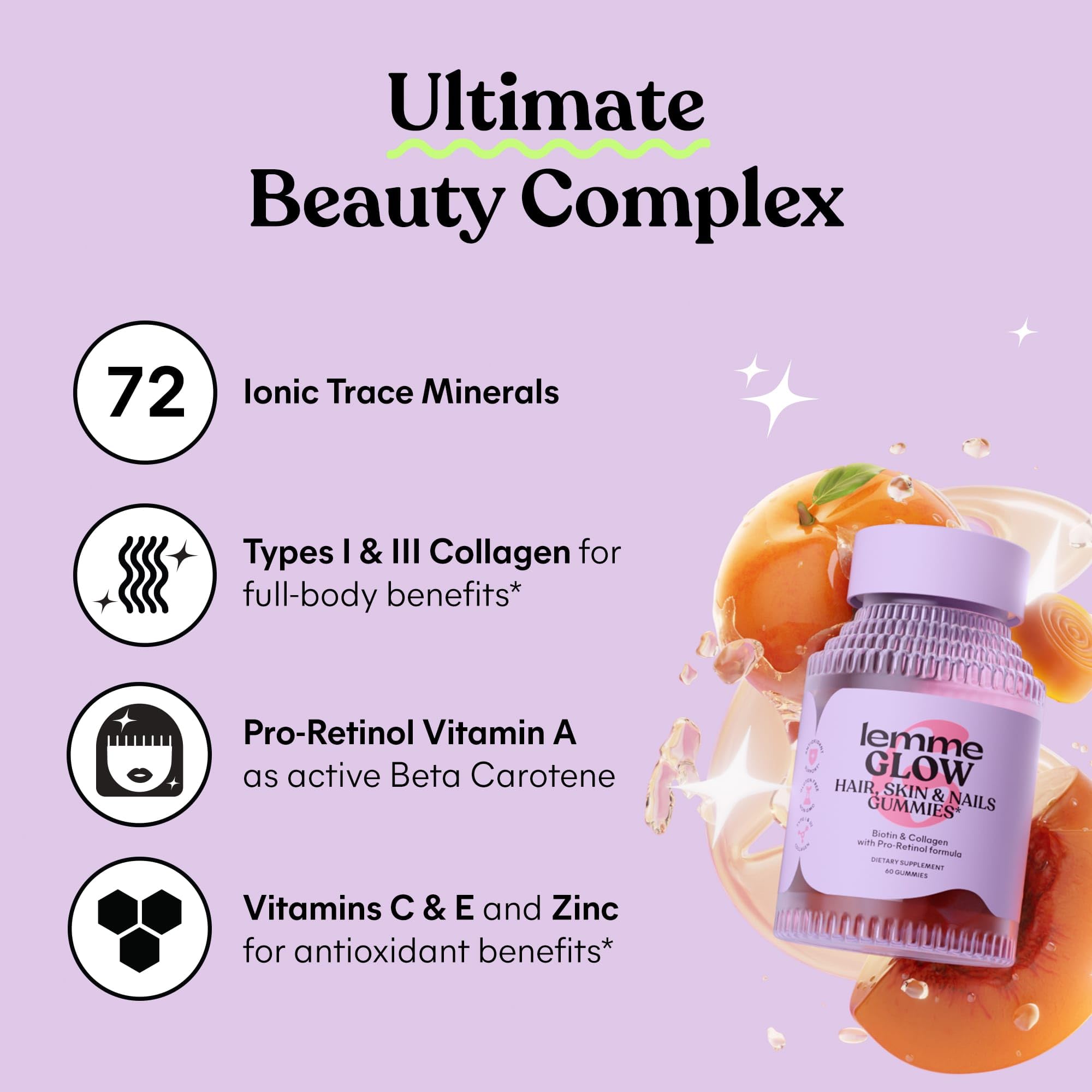 Lemme Glow bottle on vanity for daily beauty routine
