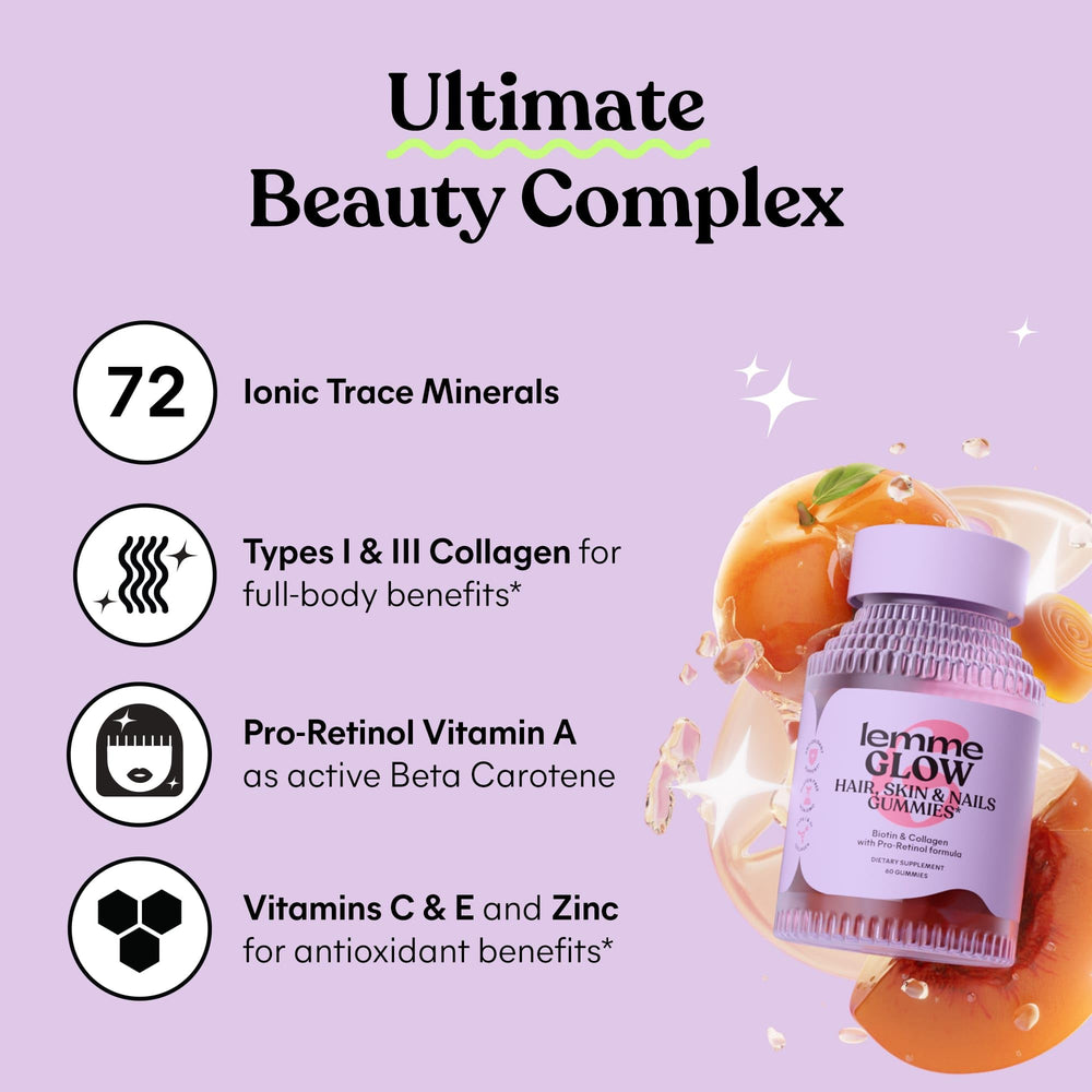 Lemme Glow bottle on vanity for daily beauty routine