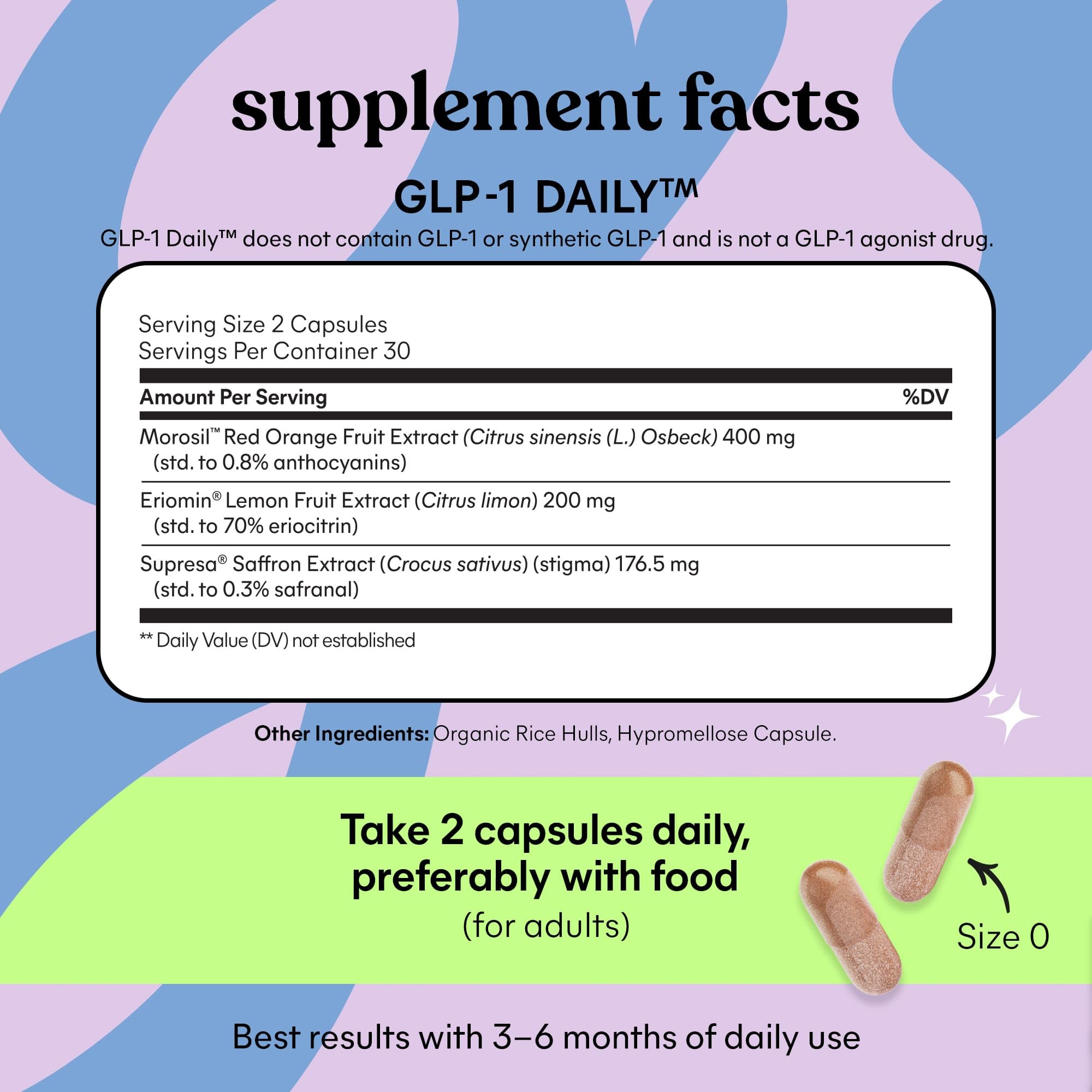 Lemme GLP-1 Daily saffron extract close-up representing hunger reduction