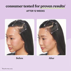 Lemme Grow capsules closeup highlighting the keratin complex benefits.