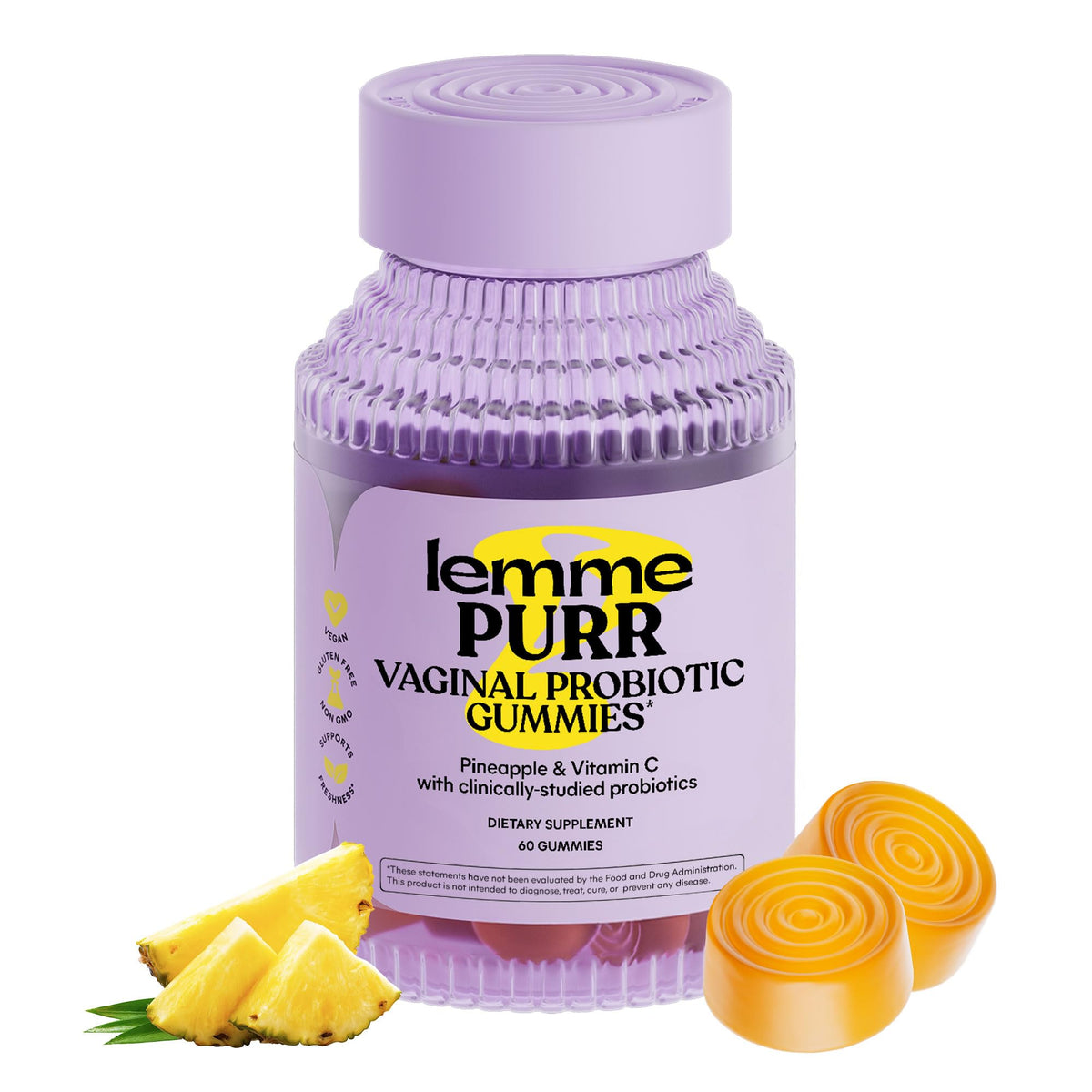 Lemme Purr vaginal health gummies support balanced pH and freshness