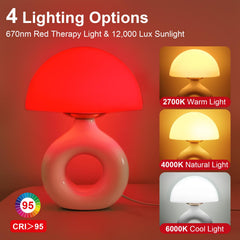 LemSen lamp with white ceramic base for durable, stylish decor