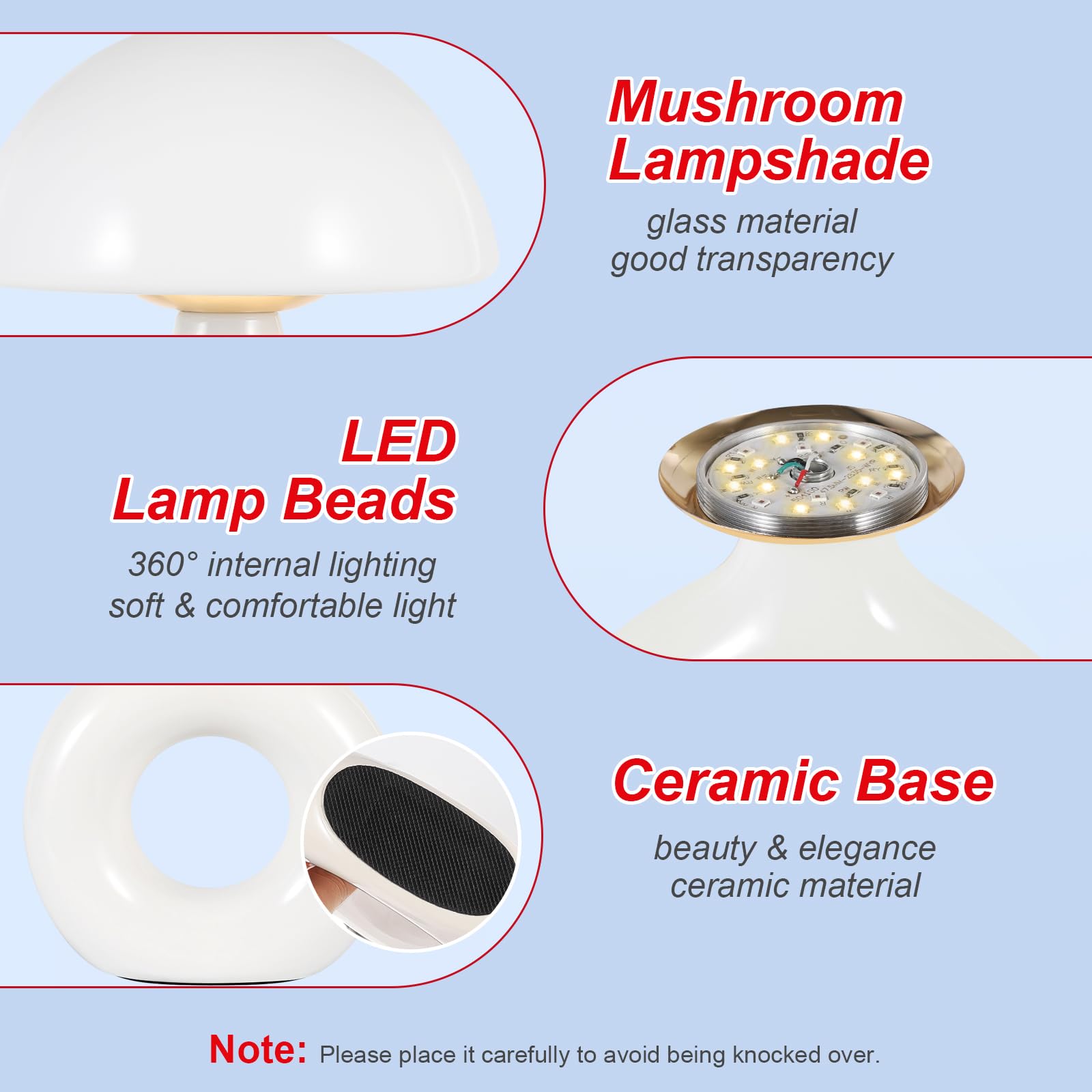 LemSen lamp with four color modes supports reading and relaxing