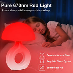 LemSen red light lamp remote control enables easy evening setup