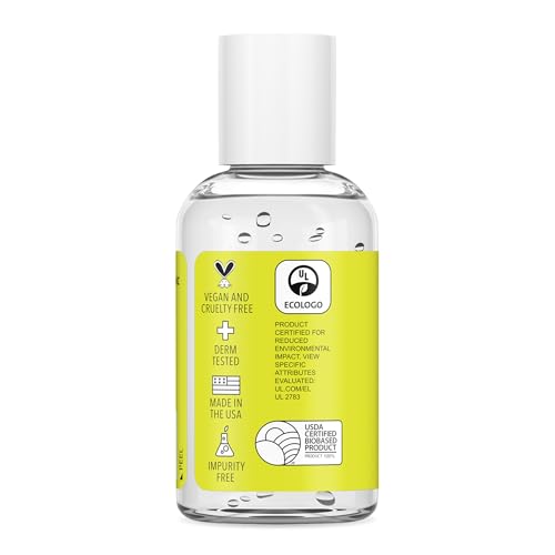 Lemyn Organics 70-percent sugar-cane ethanol ingredient visual emphasizing organic content.
