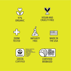Lemyn Organics lab-tested seal suggests safety tested for reliable everyday use.