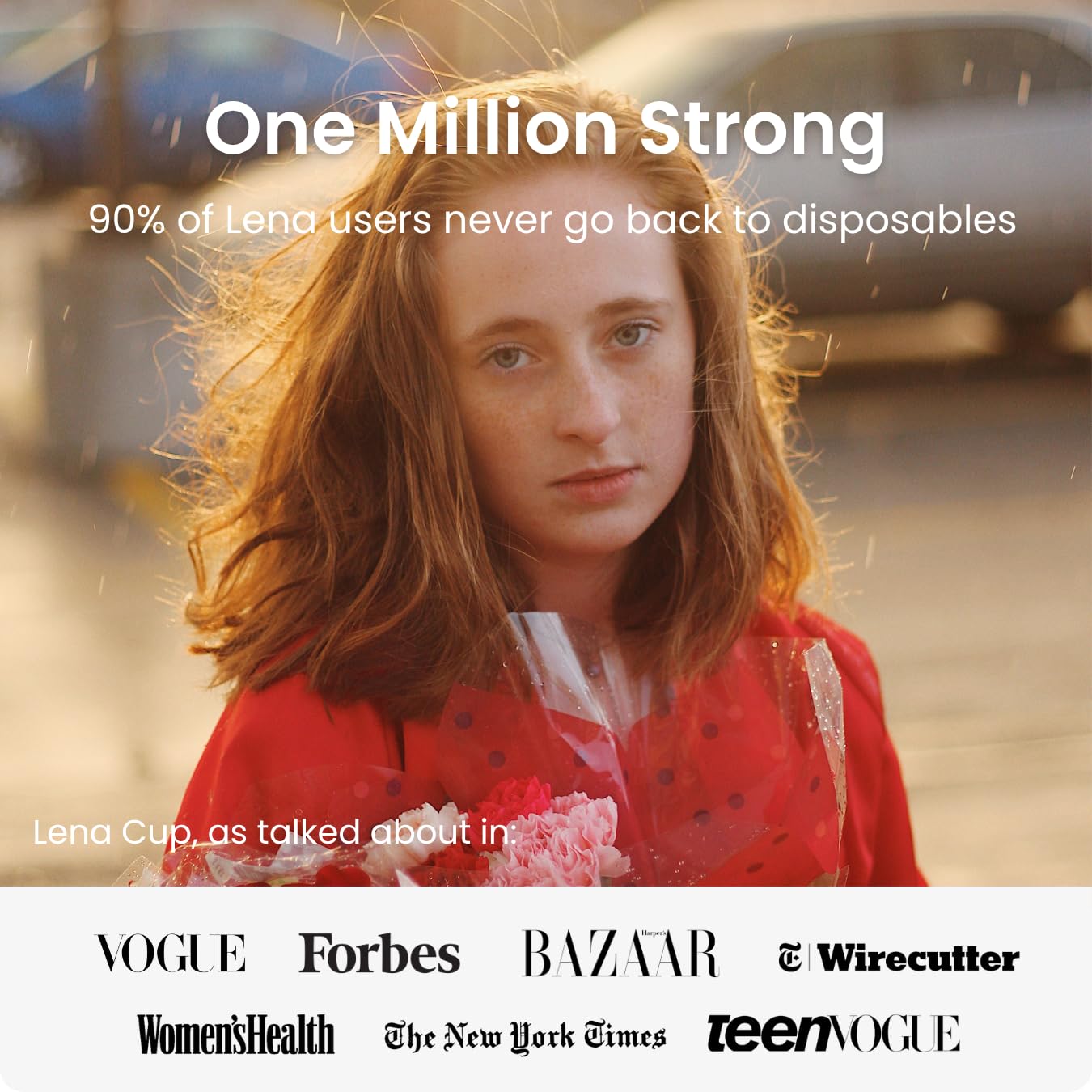 Lena Sensitive Cups USA-made, safety standards and quality materials.