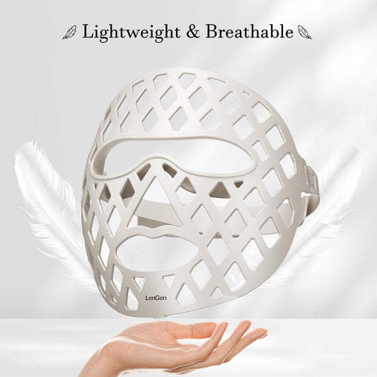LENGEN LED Face Mask travel-ready design suitable for on-the-go sessions