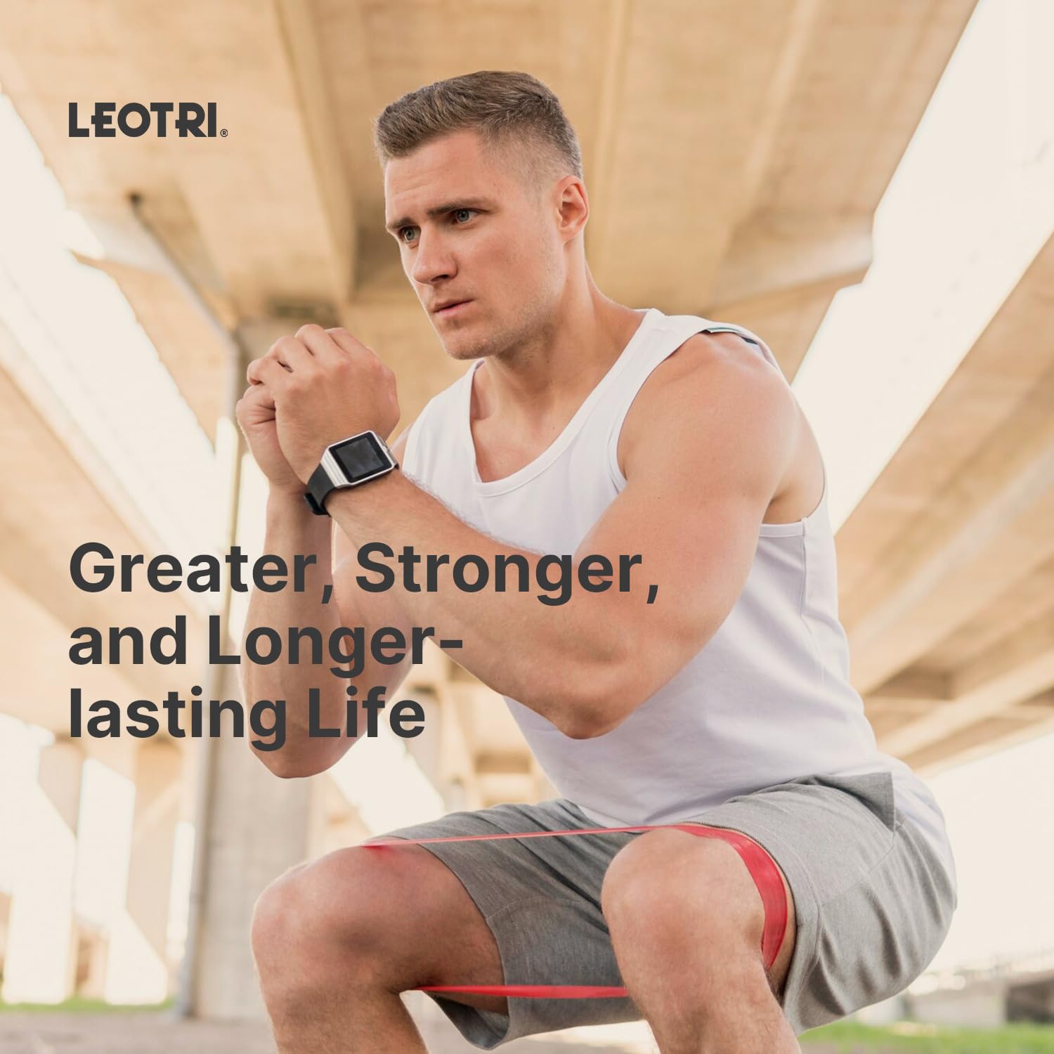 Leotri Ultra Strength T-Booster dosage cup for easy measuring
