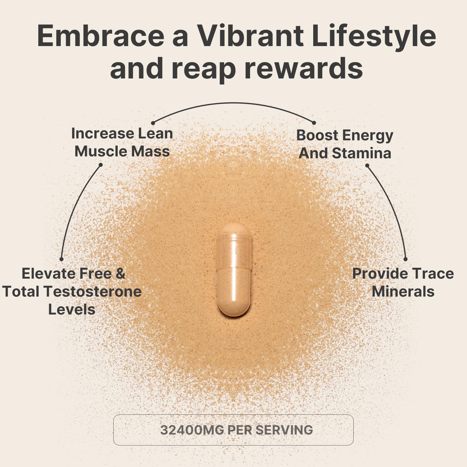 Leotri Ultra Strength T-Booster label showing ingredients and dosage information