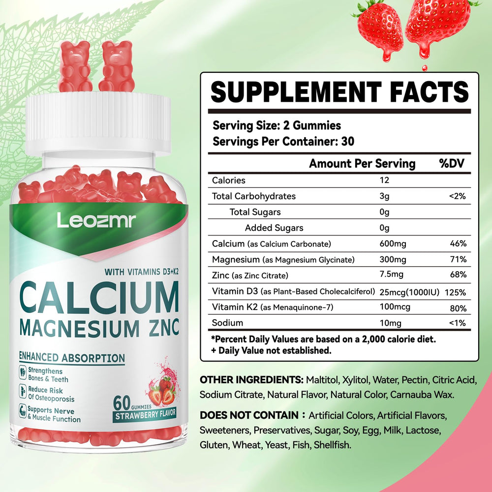 Leozmr serving size image suggests simple daily mineral intake